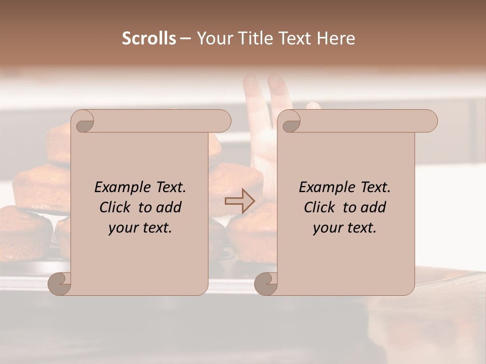 Sneaky Dessert Domestic PowerPoint Template