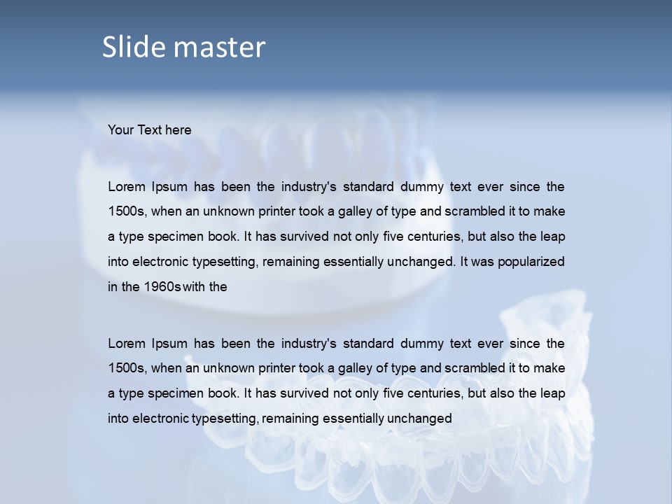 Bleach Tray Individual PowerPoint Template