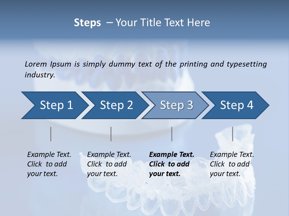 Bleach Tray Individual PowerPoint Template