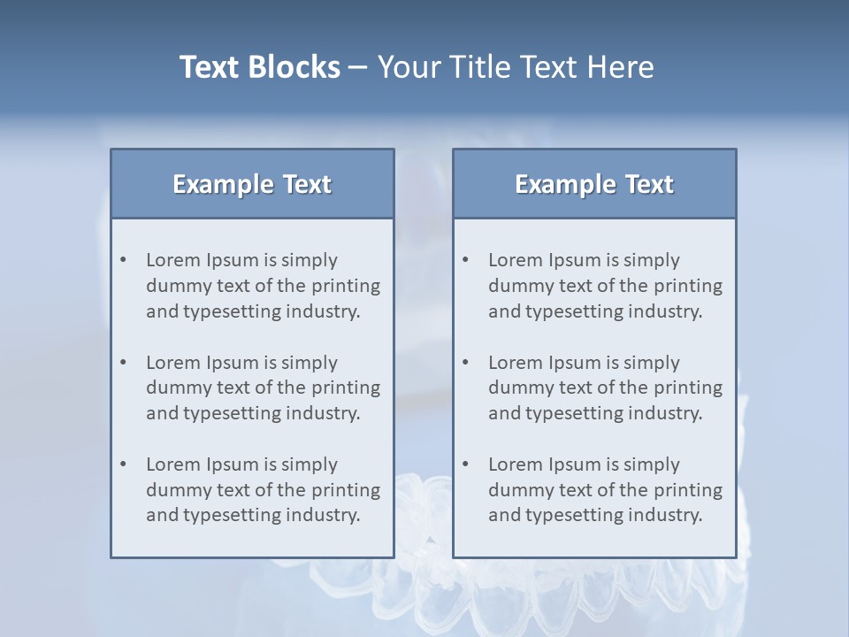 Bleach Tray Individual PowerPoint Template