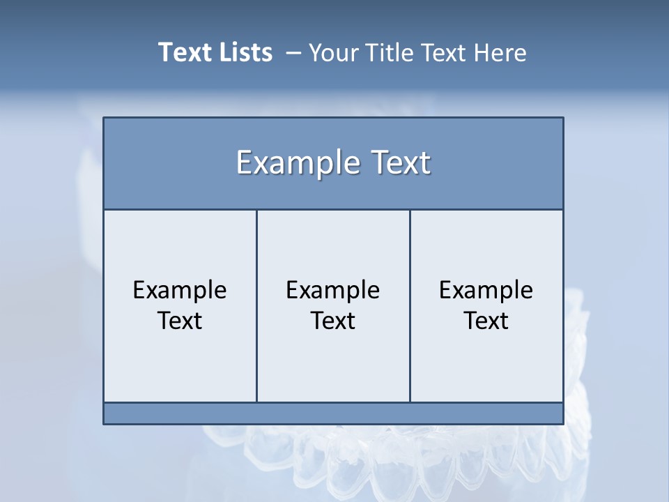 Bleach Tray Individual PowerPoint Template
