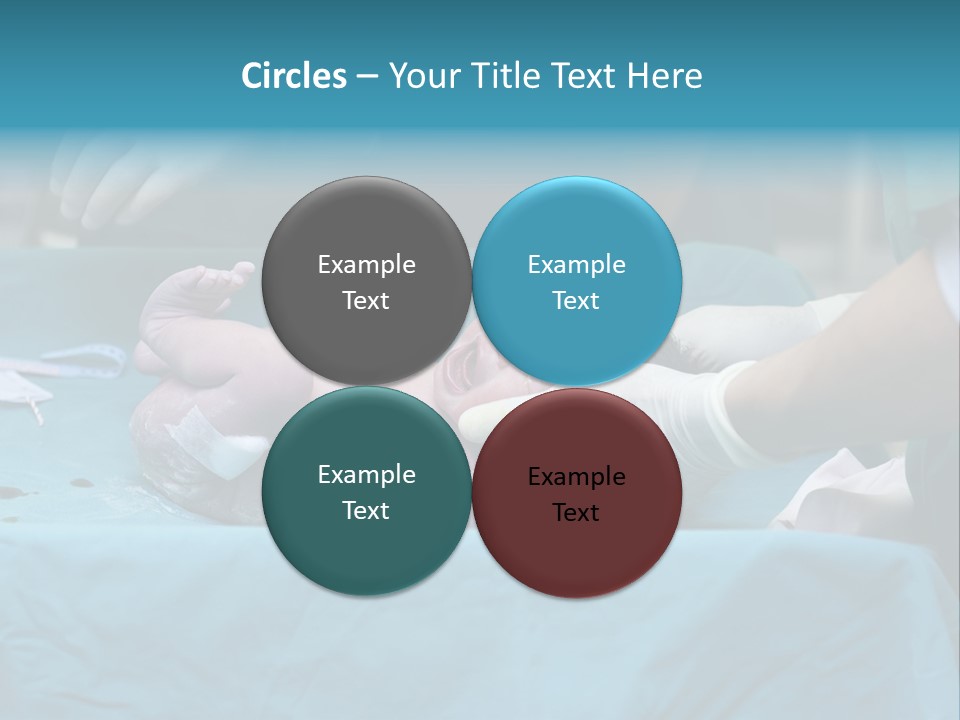 Hand Maternity Person PowerPoint Template