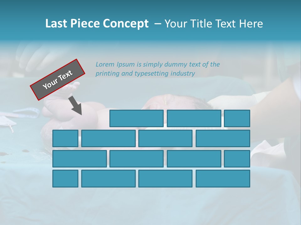 Hand Maternity Person PowerPoint Template