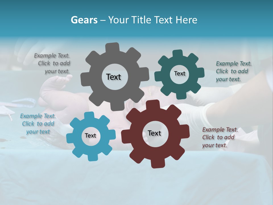 Hand Maternity Person PowerPoint Template