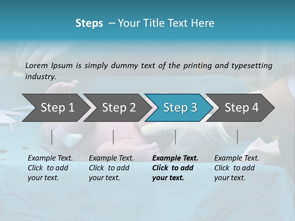 Hand Maternity Person PowerPoint Template