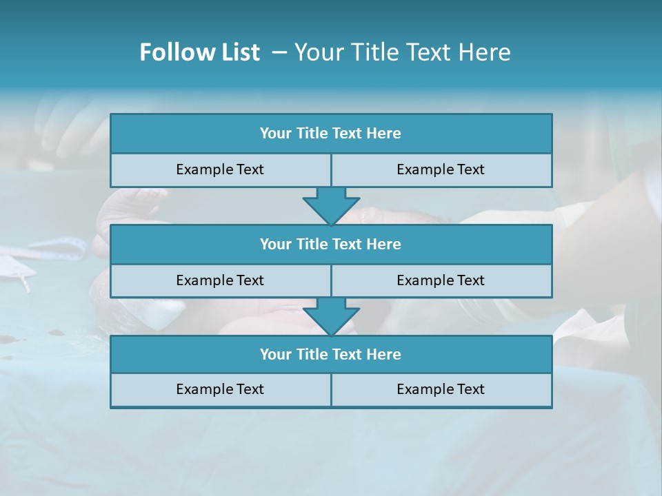 Hand Maternity Person PowerPoint Template