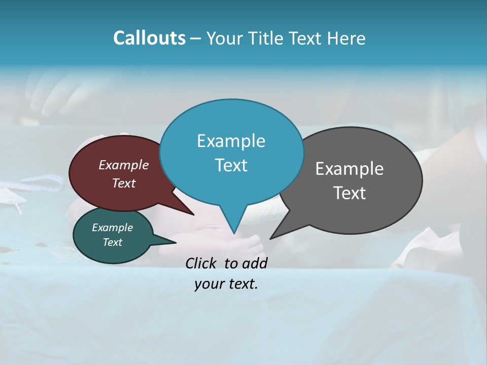 Hand Maternity Person PowerPoint Template