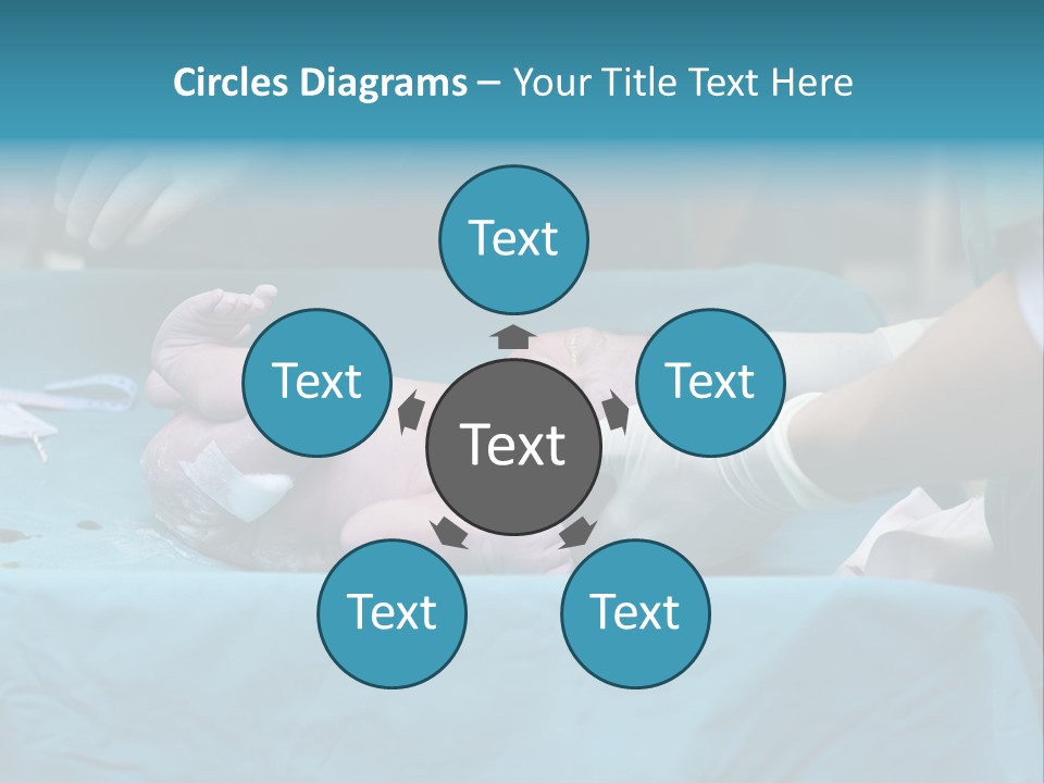 Hand Maternity Person PowerPoint Template