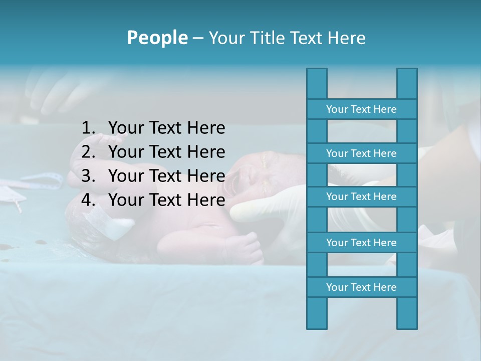 Hand Maternity Person PowerPoint Template