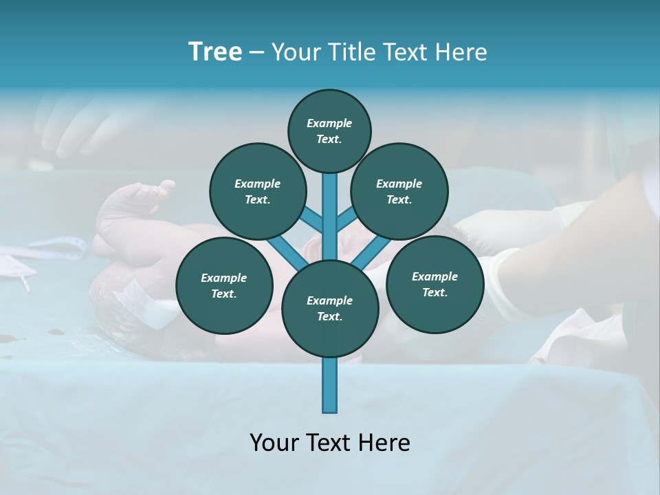 Hand Maternity Person PowerPoint Template