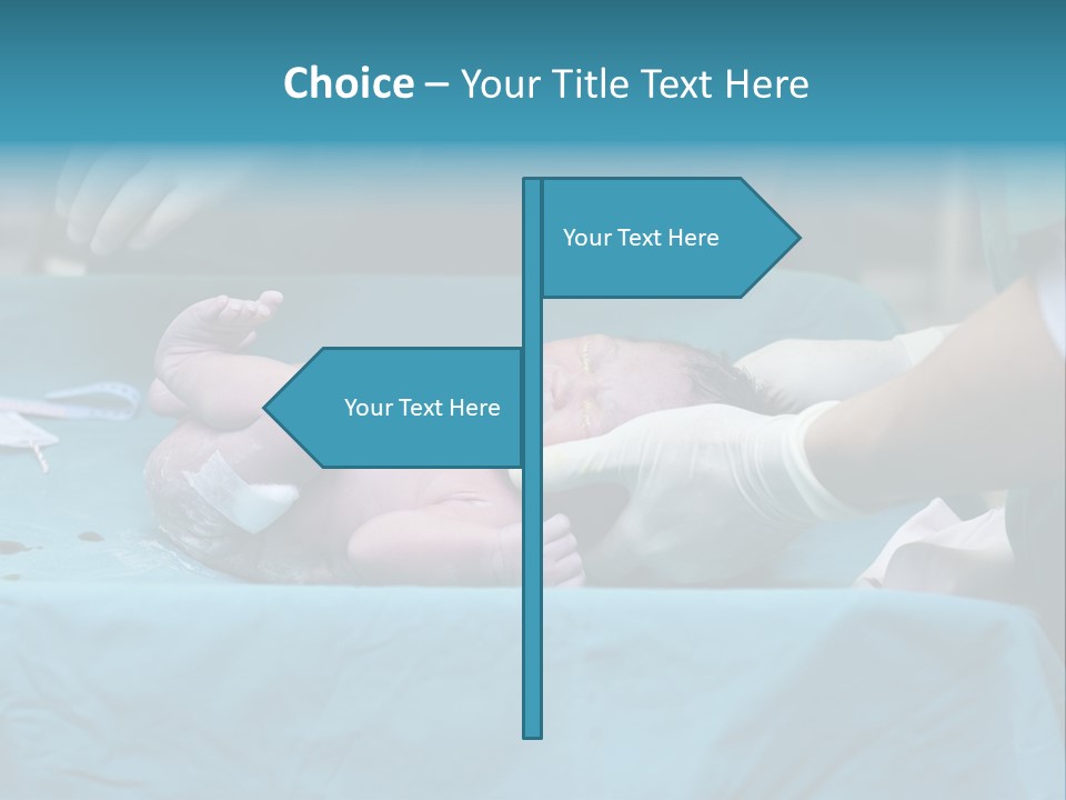 Hand Maternity Person PowerPoint Template