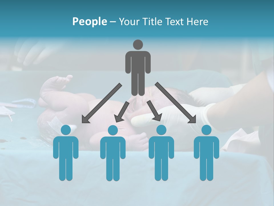 Hand Maternity Person PowerPoint Template