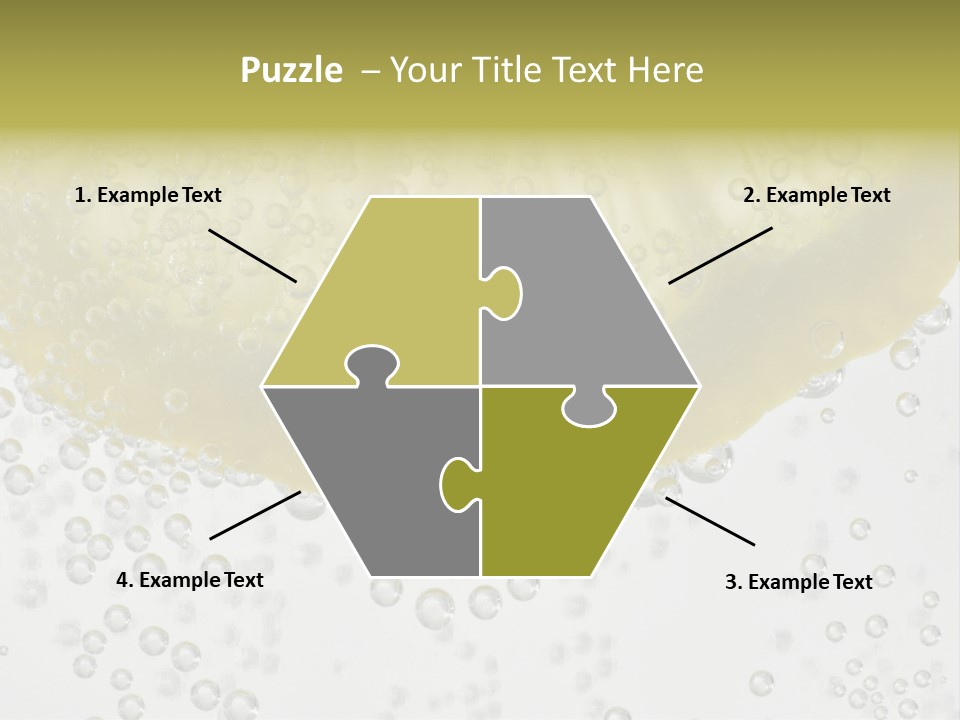 A Close Up Of A Lemon On A Table PowerPoint Template