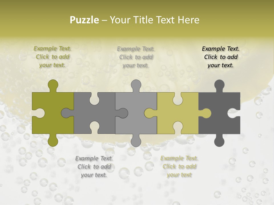 A Close Up Of A Lemon On A Table PowerPoint Template