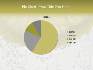 A Close Up Of A Lemon On A Table PowerPoint Template