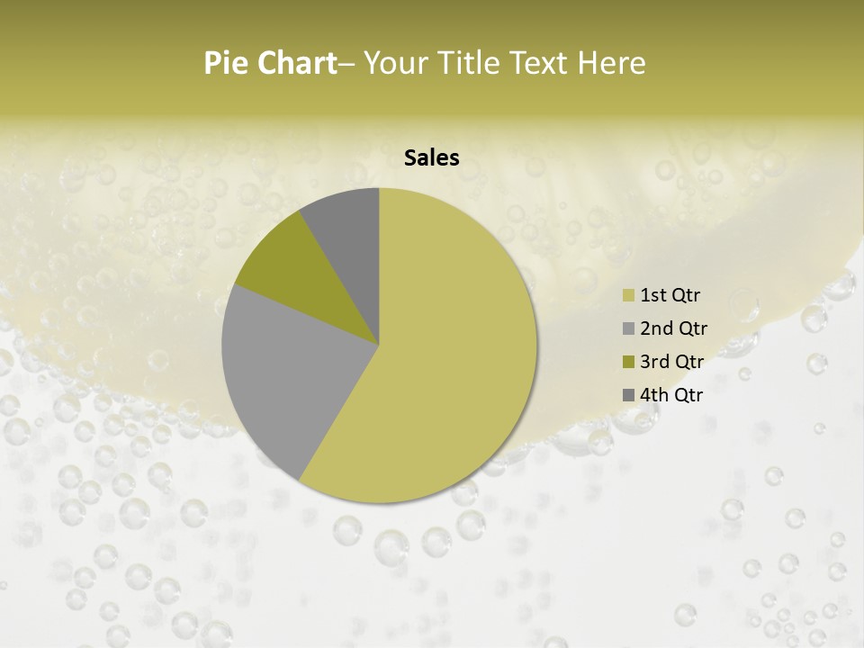 A Close Up Of A Lemon On A Table PowerPoint Template