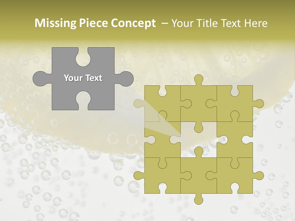 A Close Up Of A Lemon On A Table PowerPoint Template