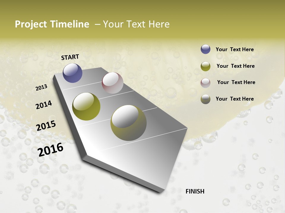 A Close Up Of A Lemon On A Table PowerPoint Template