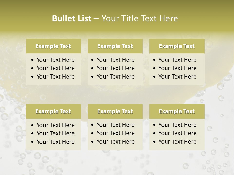 A Close Up Of A Lemon On A Table PowerPoint Template