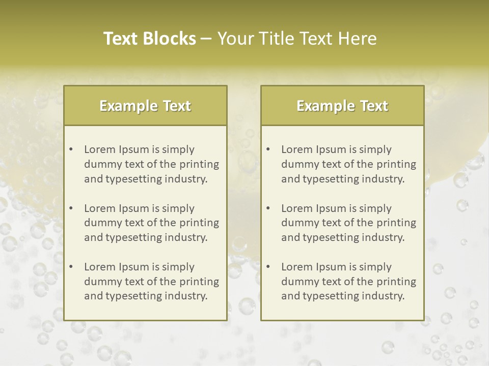 A Close Up Of A Lemon On A Table PowerPoint Template