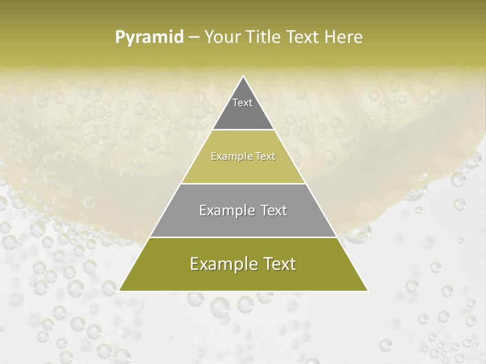 A Close Up Of A Lemon On A Table PowerPoint Template
