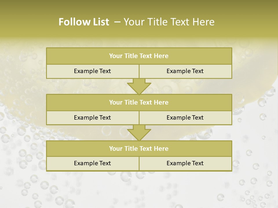 A Close Up Of A Lemon On A Table PowerPoint Template