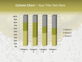 A Close Up Of A Lemon On A Table PowerPoint Template