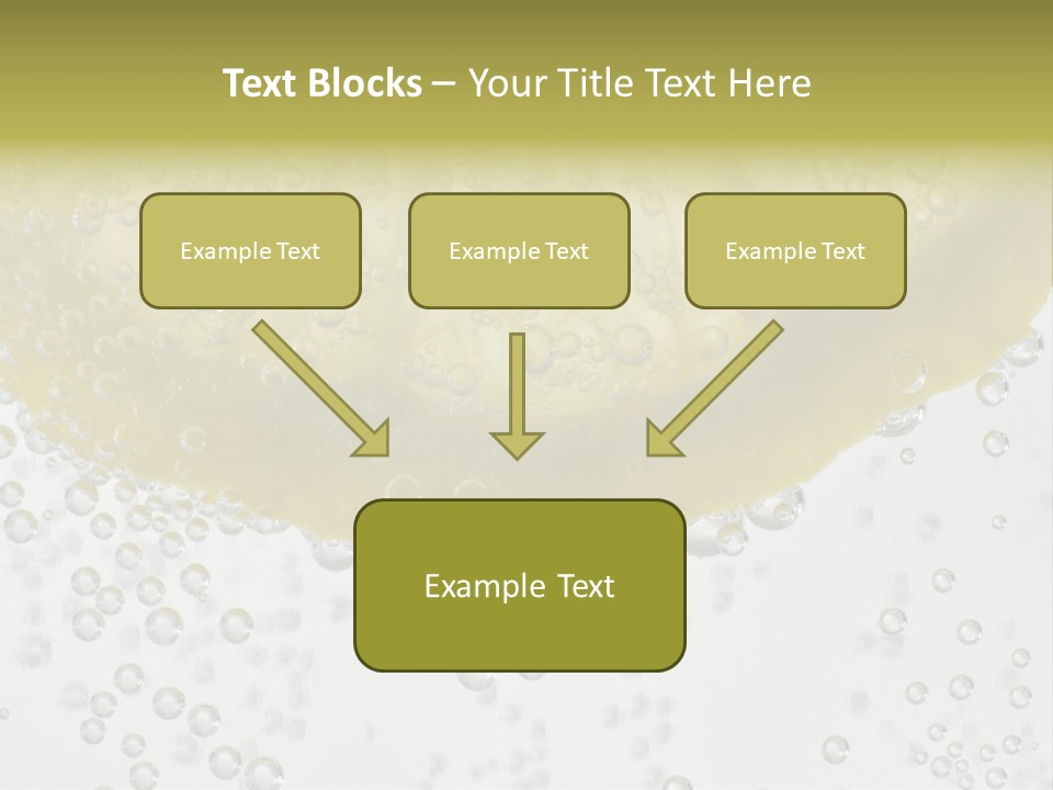 A Close Up Of A Lemon On A Table PowerPoint Template