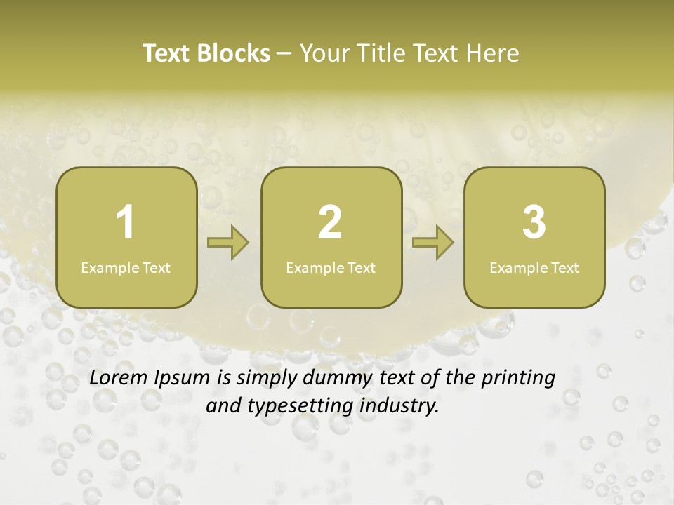 A Close Up Of A Lemon On A Table PowerPoint Template