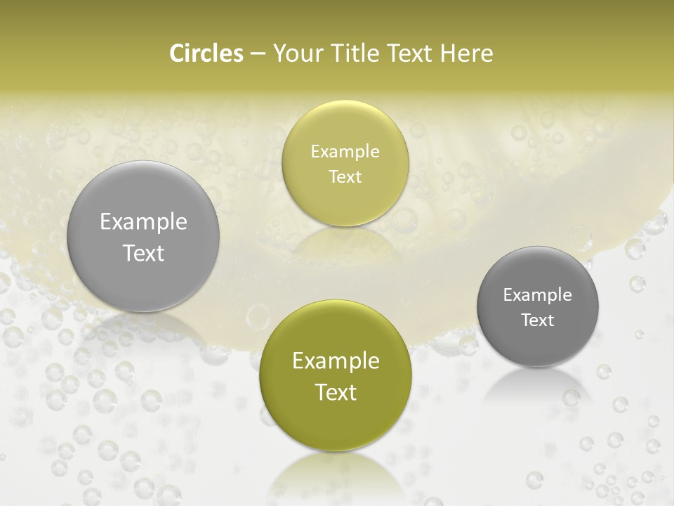 A Close Up Of A Lemon On A Table PowerPoint Template