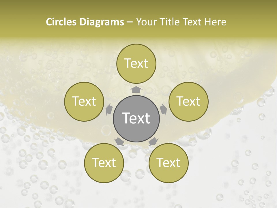 A Close Up Of A Lemon On A Table PowerPoint Template