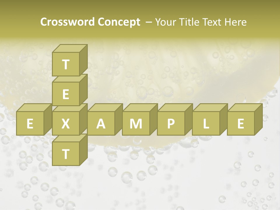 A Close Up Of A Lemon On A Table PowerPoint Template