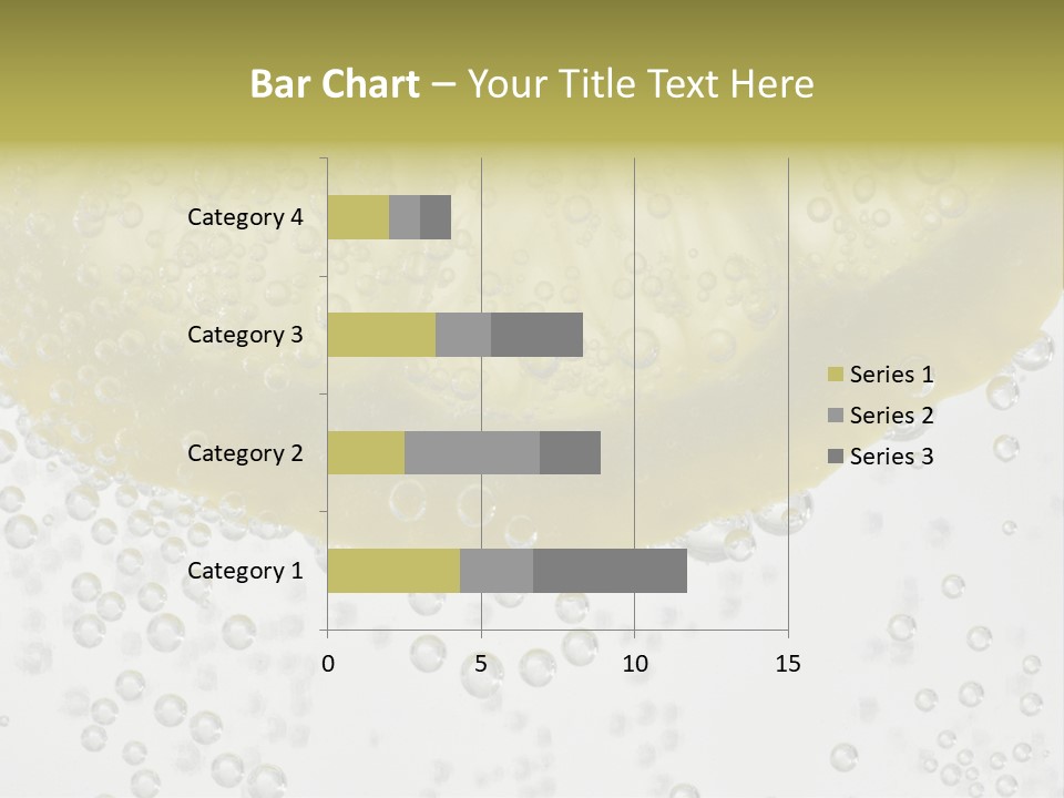 A Close Up Of A Lemon On A Table PowerPoint Template