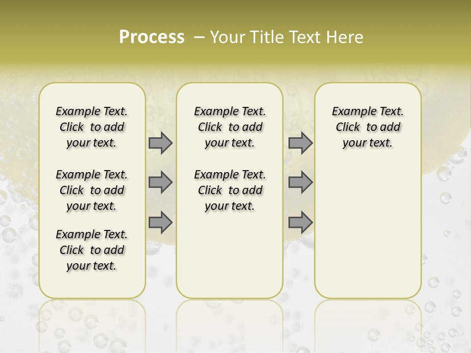A Close Up Of A Lemon On A Table PowerPoint Template