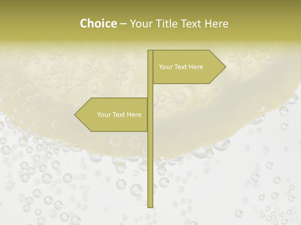A Close Up Of A Lemon On A Table PowerPoint Template