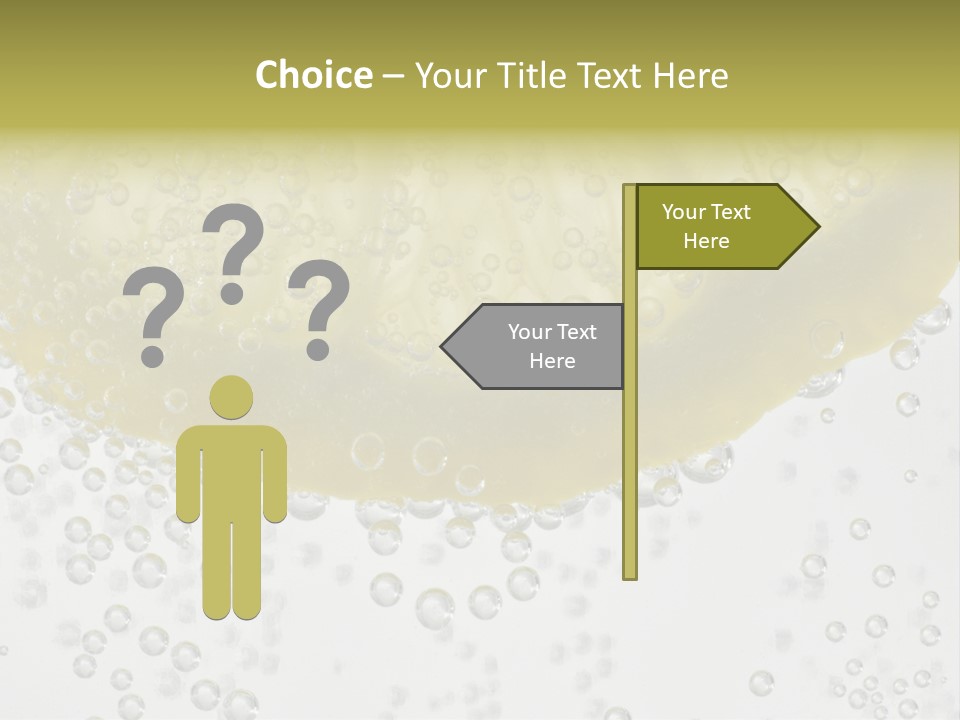 A Close Up Of A Lemon On A Table PowerPoint Template