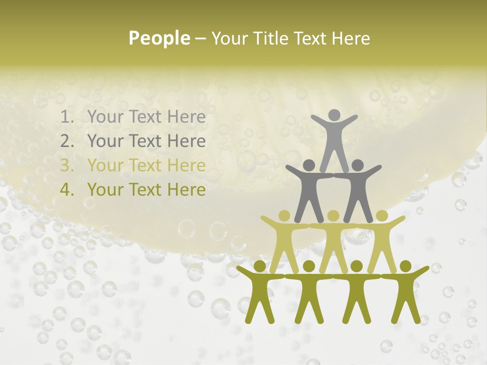 A Close Up Of A Lemon On A Table PowerPoint Template