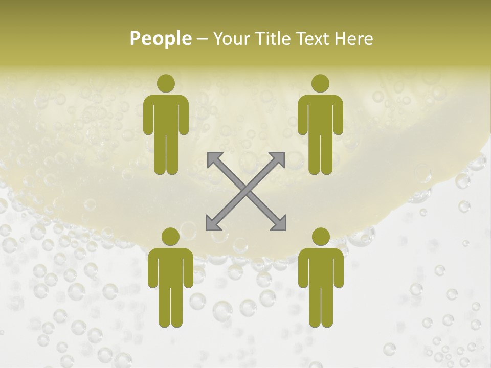 A Close Up Of A Lemon On A Table PowerPoint Template