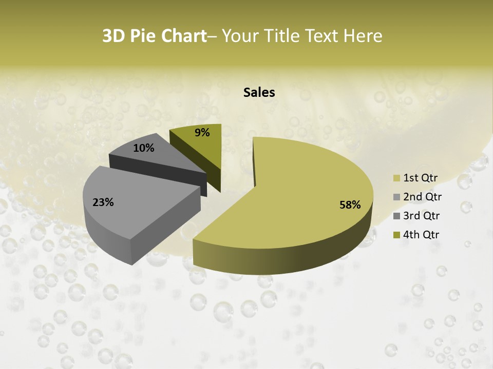 A Close Up Of A Lemon On A Table PowerPoint Template