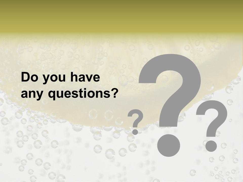 A Close Up Of A Lemon On A Table PowerPoint Template