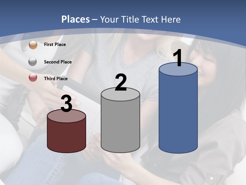 Blond Fun Pretty PowerPoint Template