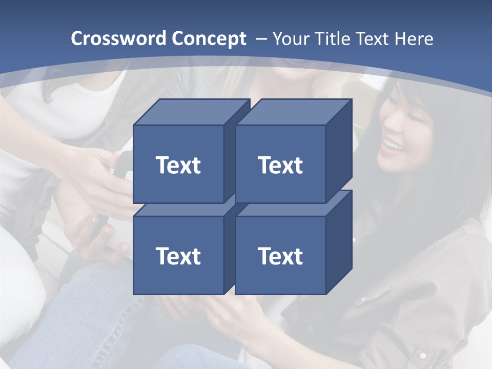 Blond Fun Pretty PowerPoint Template