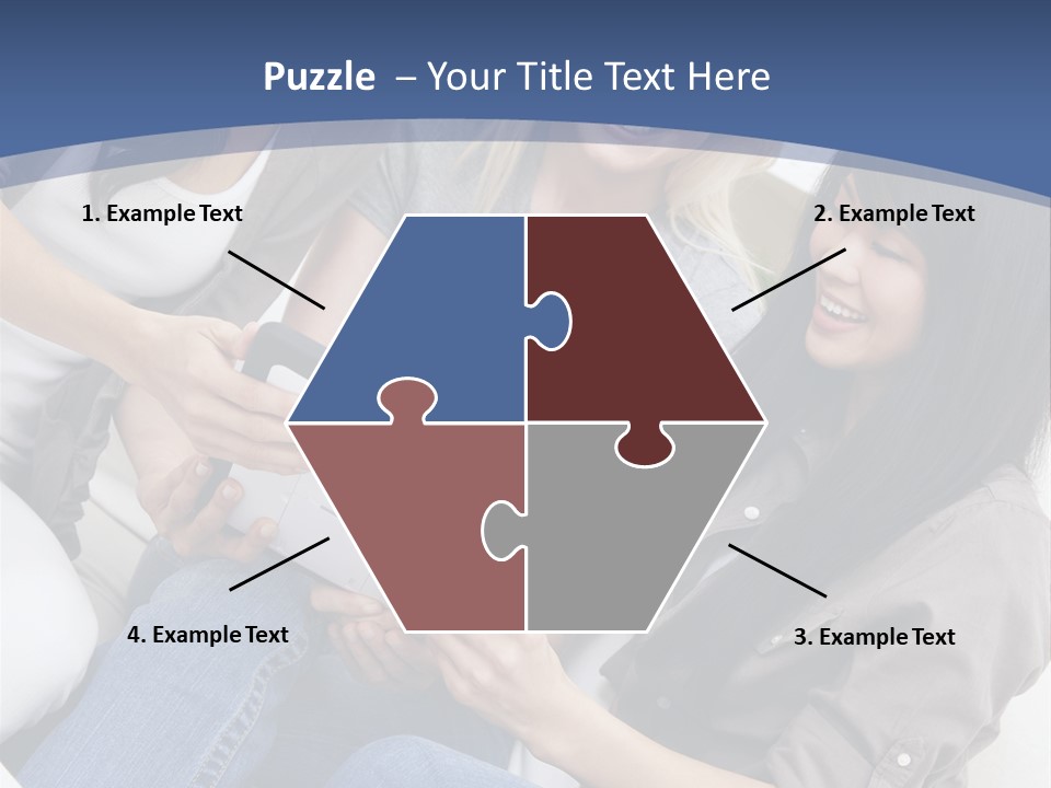 Blond Fun Pretty PowerPoint Template