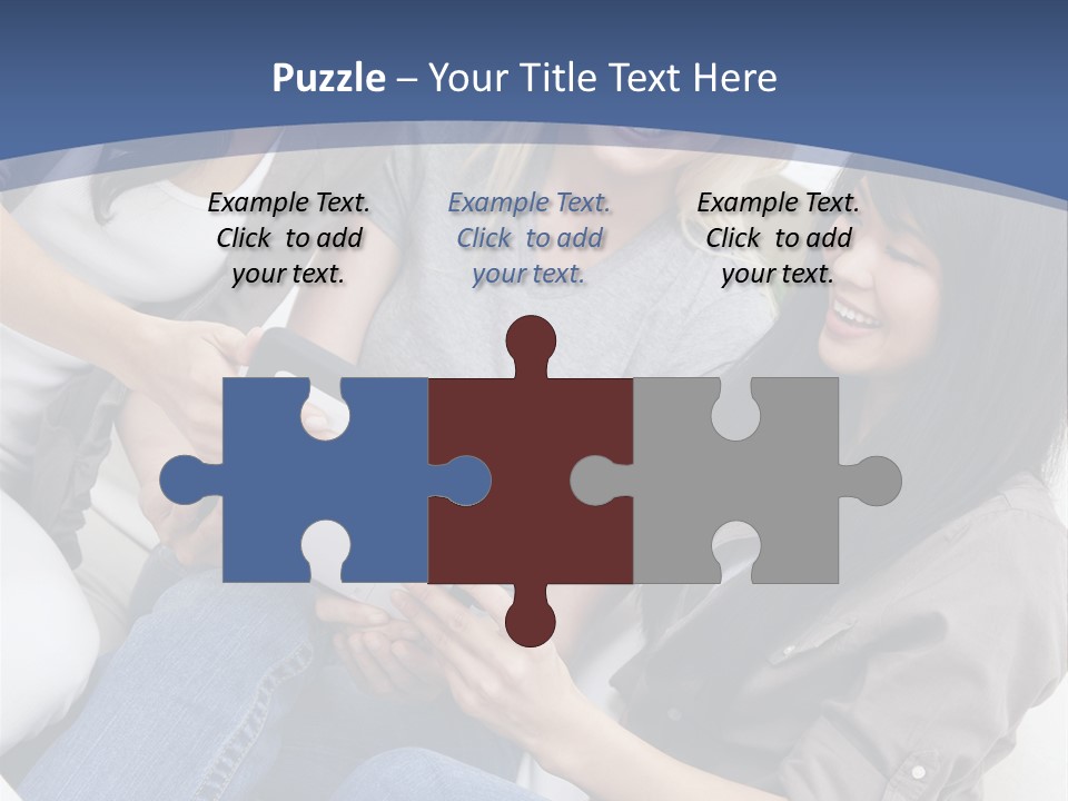 Blond Fun Pretty PowerPoint Template