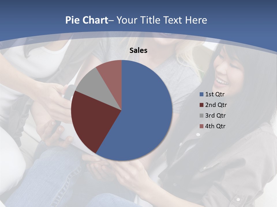 Blond Fun Pretty PowerPoint Template