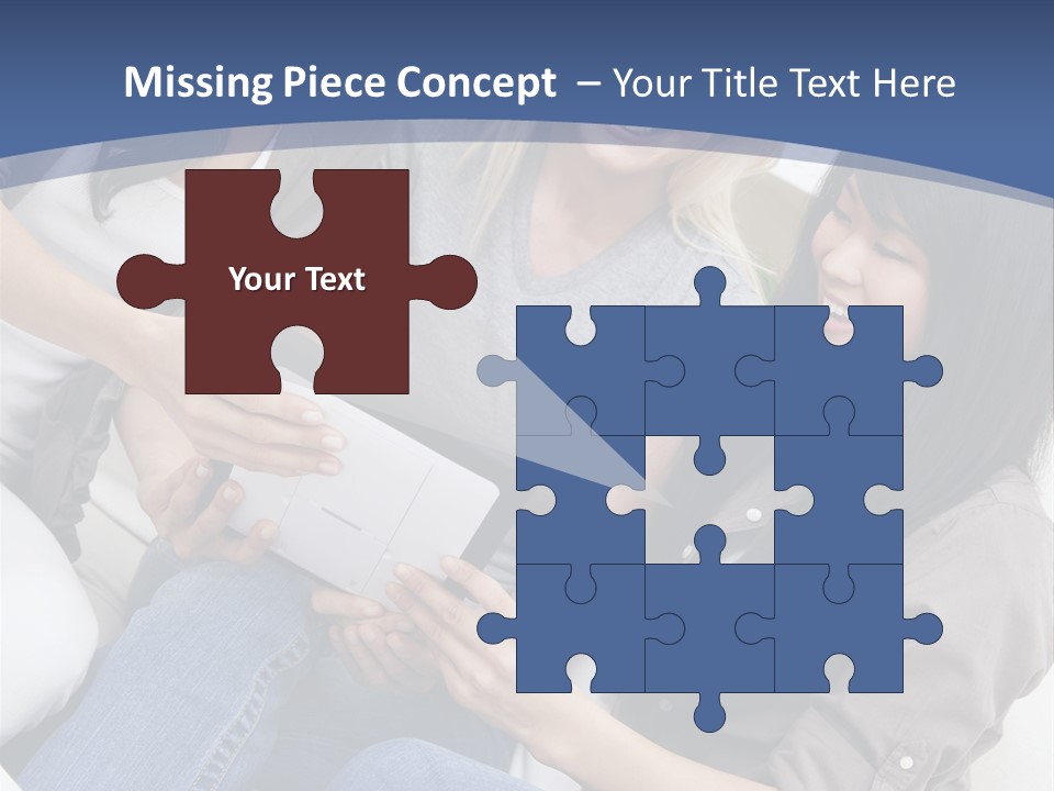 Blond Fun Pretty PowerPoint Template