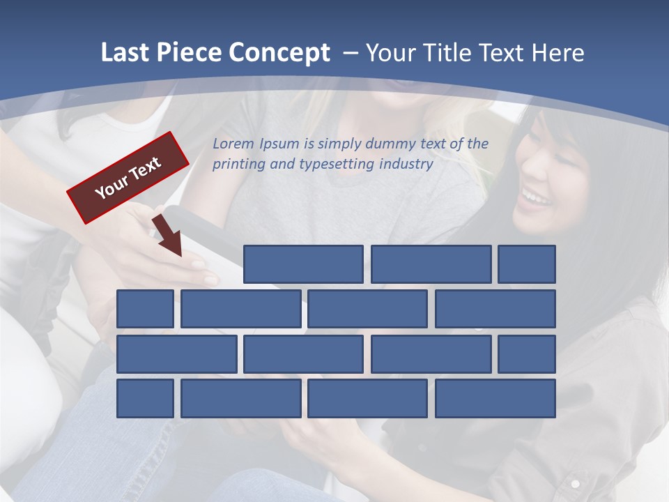 Blond Fun Pretty PowerPoint Template