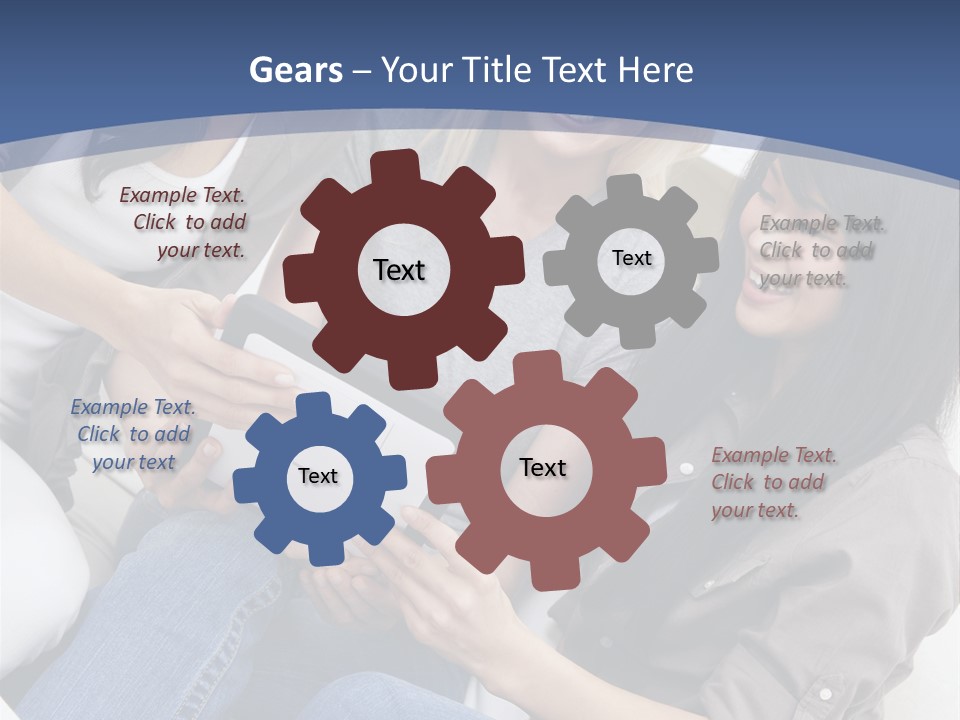 Blond Fun Pretty PowerPoint Template