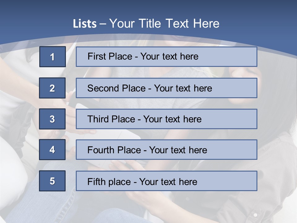 Blond Fun Pretty PowerPoint Template