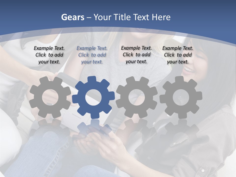 Blond Fun Pretty PowerPoint Template